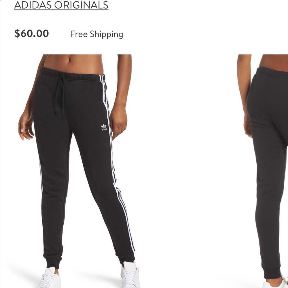 Adidas cuffed track pants